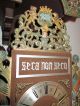 Rar - 80cm Gr.  Alte Friesische Stuhluhr - Stoelklok - Meerweibchenuhr - Wanduhr - Clock Antike Originale vor 1950 Bild 2