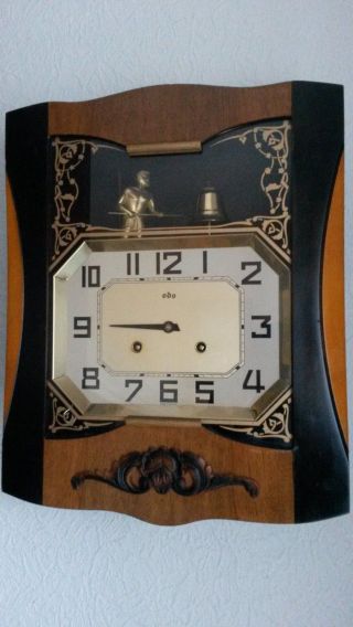 Antiker Regulator Odo Glockenschläger Automat Antike Wanduhr Uhr Odo Clock Bild