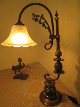 Antike,  Gute Jugendstil - Tischlampe Aus Privater Sammlung Bild