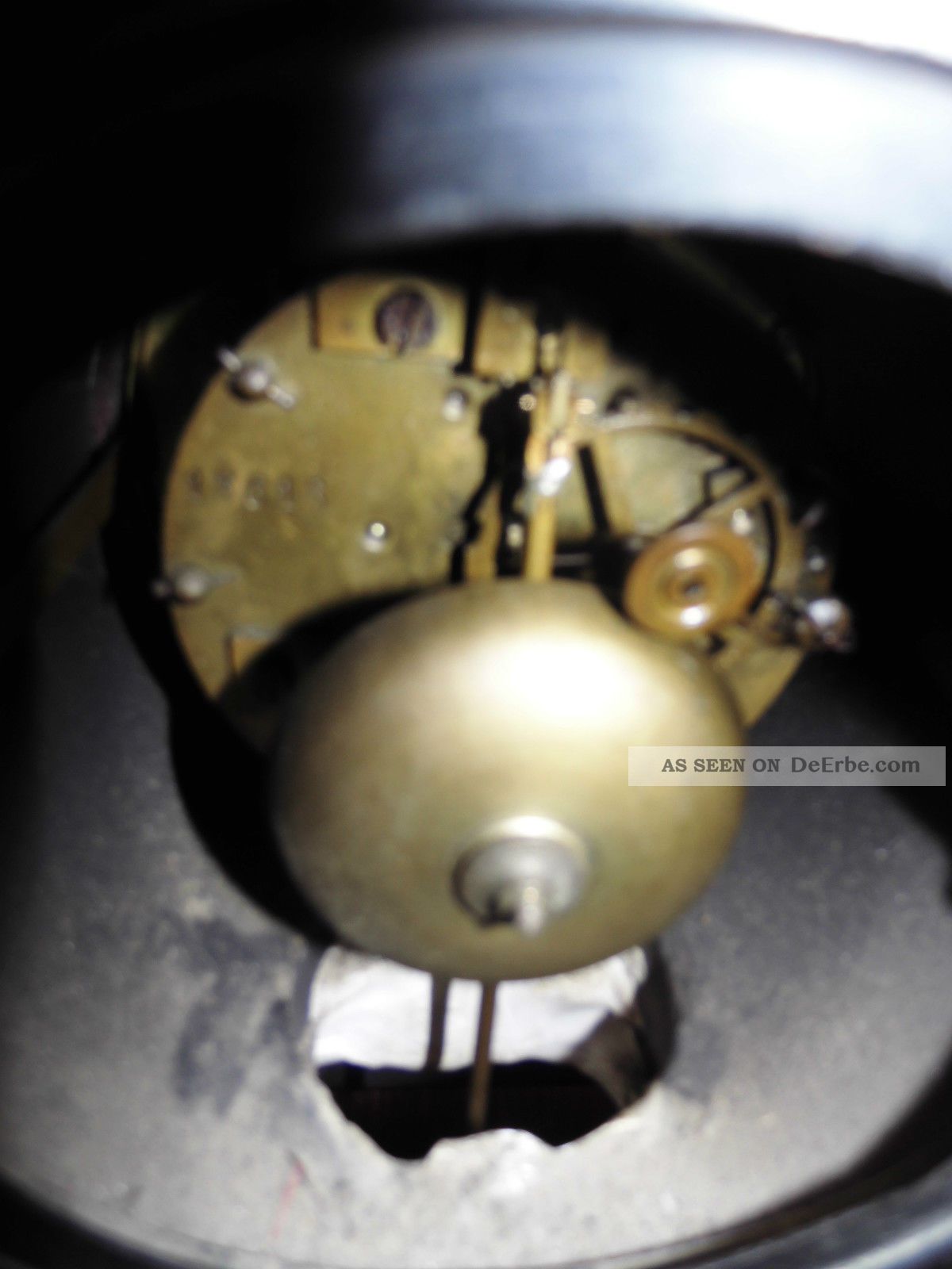 Antike Prunkvolle Kaminuhr Marmor Mit Beisteller