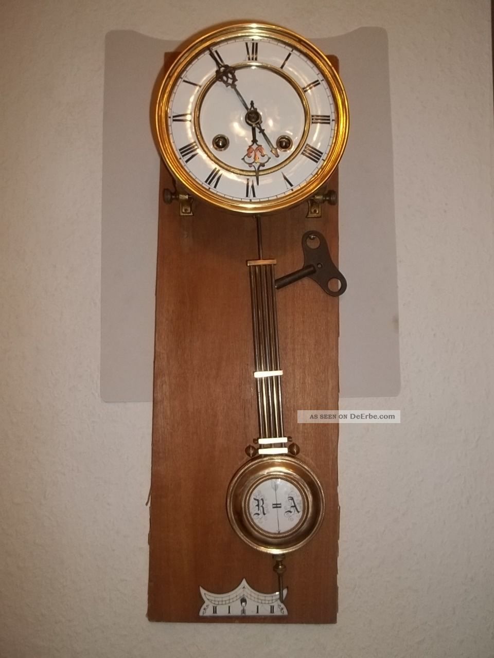 Mobiliar & Interieur - Uhren - Antike Originale vor 1950 - Wanduhren -  Antiquitäten