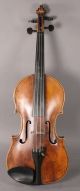 Geige Violine 4/4 Antik Um 1830 19.  Jahrhundert Mit Koffer 3805 - 1 - 1 Saiteninstrumente Bild 1