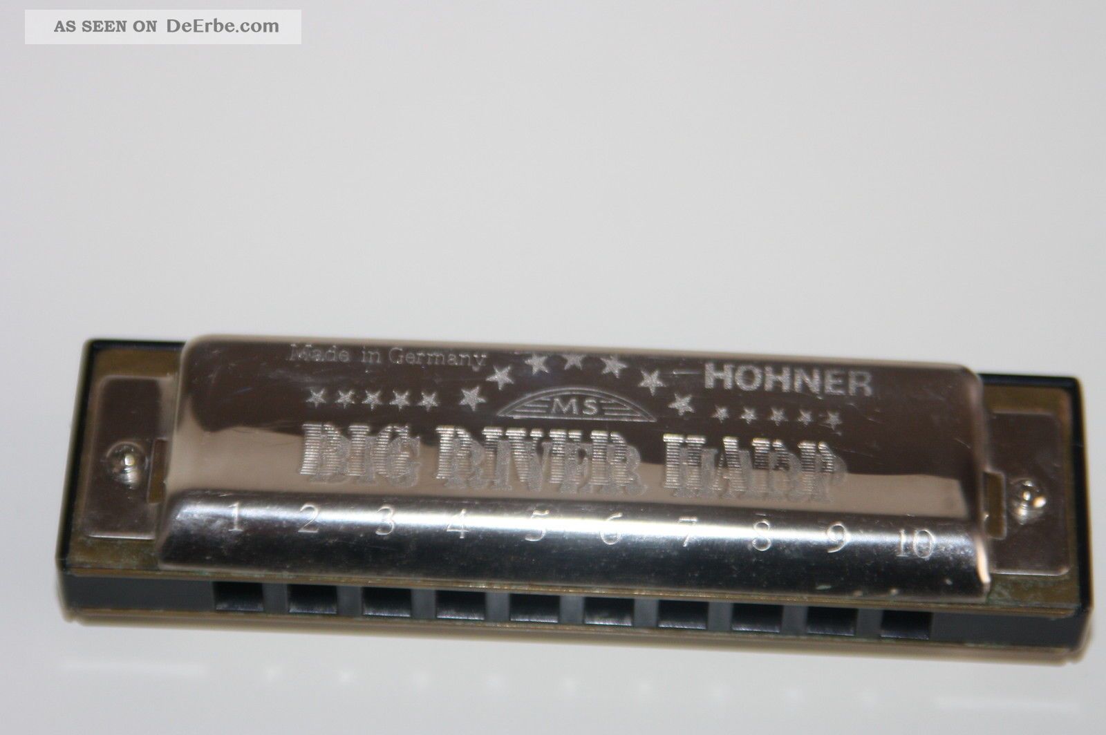Hohner Mundharmonika " Big River Harp " Alt Ovp