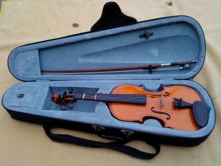 Wünderschöne Alte Geige 1/2 Violine Franz.  Aubert Bild