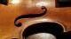Sehr Alte Geige Mit Zettel Saiteninstrumente Bild 7