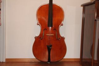 4/4 Schone Alte Cello Mit Zettel Giulio Degani Beatiful Old Cello Violoncello Bild