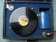 Grammophon,  Antikes Koffergrammophon,  Supra Electric Patented,  146902 Lederkoffer Mechanische Musik Bild 3