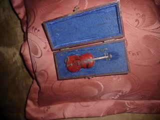 Miniatur Einer Geige Bild