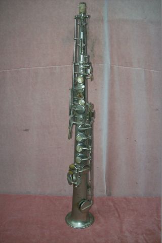 Altes Saxophon (sopran) Von Wilh.  Bellon Bild