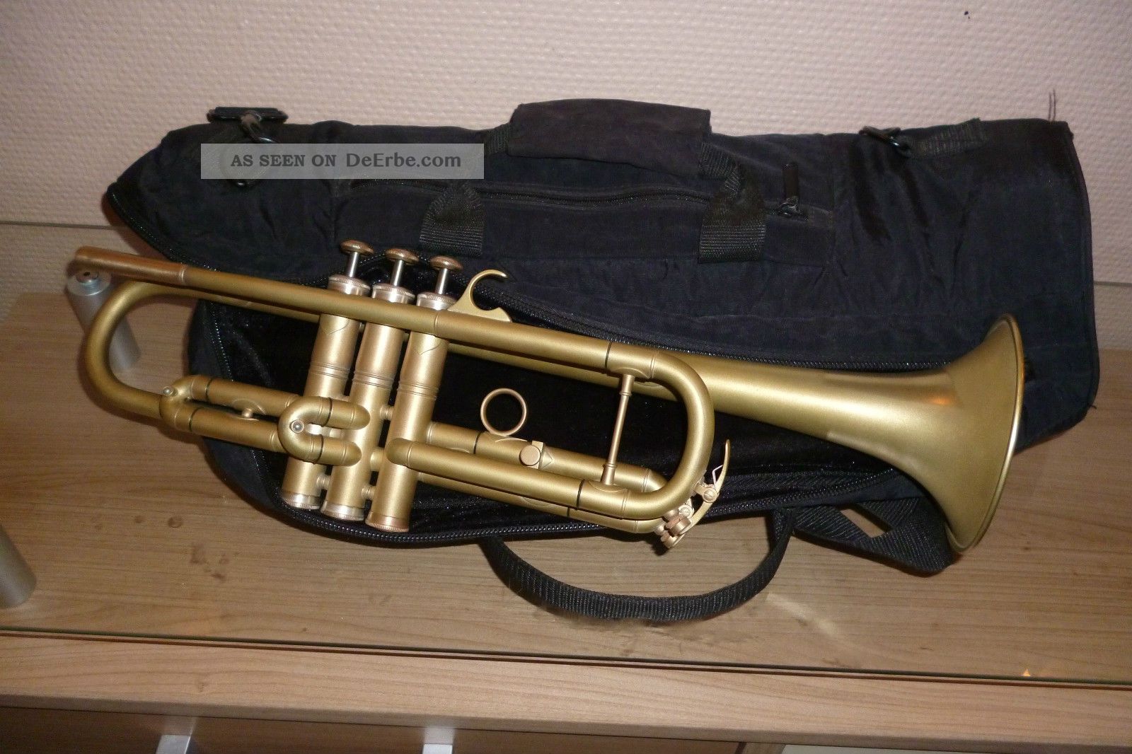 B - Trompete Manchester Brass Raw Brass (gesandstrahlt) Blasinstrumente Bild