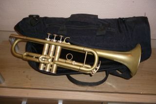 B - Trompete Manchester Brass Raw Brass (gesandstrahlt) Bild