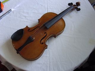 Historische Geige Aus Dachbodenfund ; 59 Cm   