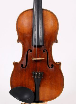 Sehr Alte 4/4 Geige Mit Kasten Und 2 Bögen Um 1860, , Bild