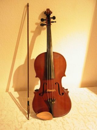 Alte Geige - Violine Louis Otto Düsseldorf 1913 Sehr Sehr Selten Bild
