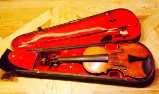 Antike Geige Um 1870 - 1896 (geigerbauer Andreas Rieger) Bild