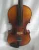 Antike 3/4 Geige Violine Eduard Heidegger Linz Mit Bogen Und Geigenkoffer Saiteninstrumente Bild 3