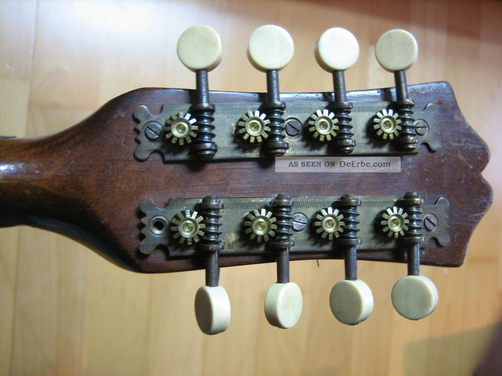 Alte Deutsche Mandoline Schmale Form Vintage German Mandolin Slender