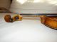 Schöne Alte Geige 4/4 Spielbereit Mit Koffer Ca.  100 Jahre Schöner Klang Antik Saiteninstrumente Bild 5