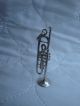 Antike Silber Miniatur Trompete,  Gepunzt 925 22ar Blasinstrumente Bild 1