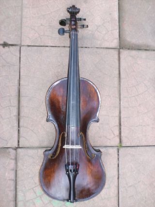Sehr Interesante Alte Geige Violine (violon,  Violin,  Fiddle,  Cello,  Viool) Bild