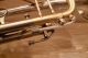 B - Trompete Hüttl - Silver Colibri ' 69 Versilbert & Raw Brass (antik Gebürstet) Blasinstrumente Bild 10