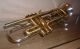 B - Trompete Hüttl - Silver Colibri ' 69 Versilbert & Raw Brass (antik Gebürstet) Blasinstrumente Bild 11
