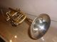B - Trompete Hüttl - Silver Colibri ' 69 Versilbert & Raw Brass (antik Gebürstet) Blasinstrumente Bild 4