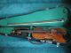 Alte Geige Mit Koffer Violine Instrument Dachbodenfund Saiteninstrumente Bild 5