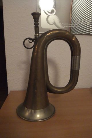 Aus Nachlaß - Blasinstrument Horn,  Jagdhorn? Nachtwächterhorn?posthorn? Bild