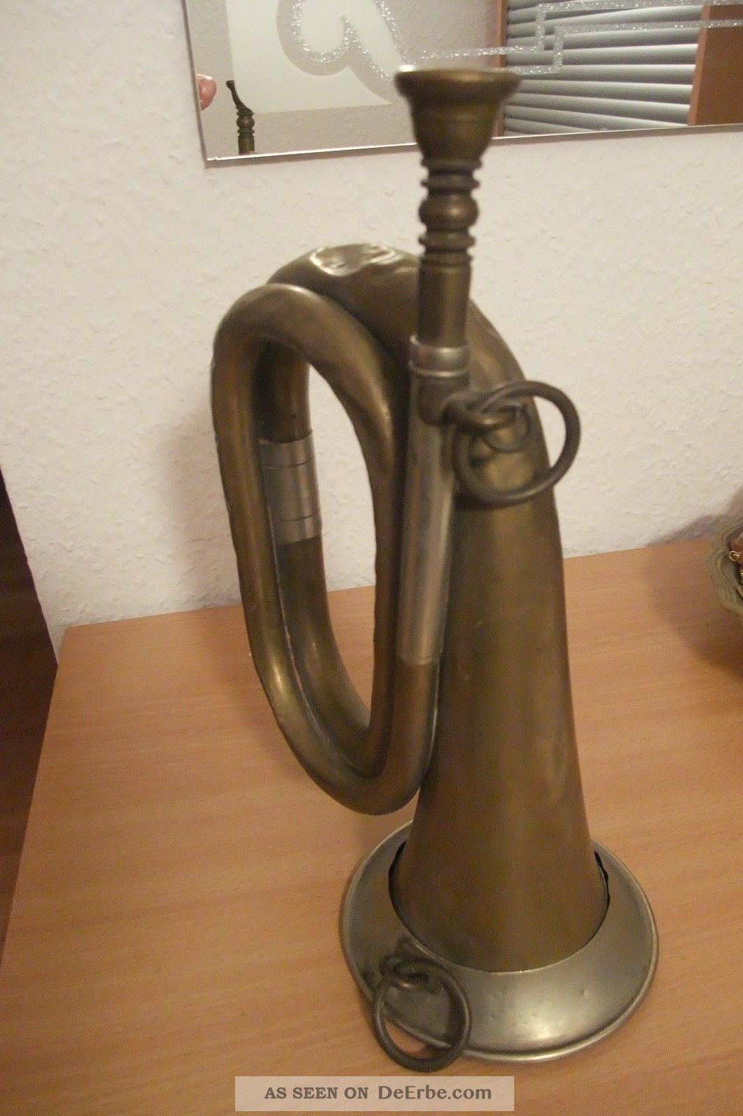 Aus Nachlaß Blasinstrument Horn, Jagdhorn