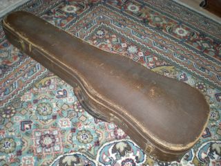 Geigenkoffer,  Violinenetui,  Violinenkoffer 4/4 Alt Zum Herrichten - - 2 Bild
