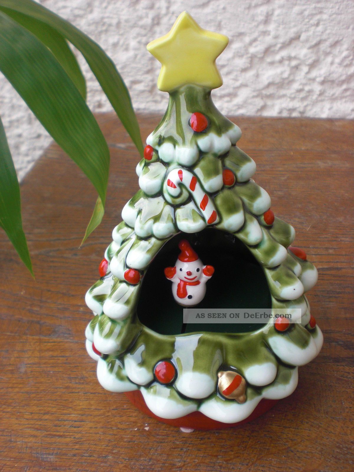 Spieluhr Weihnachtsbaum Mit Schneemann Sehr Niedlich