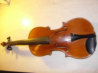Alte 4/4 Geige Violine Aus Kloster Violin Old Violine Zum Restaurieren Bild