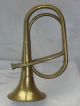Guterhaltenes Altes Horn,  Trompete,  Flügelhorn Aus Messing Und Kupfer Blasinstrumente Bild 2