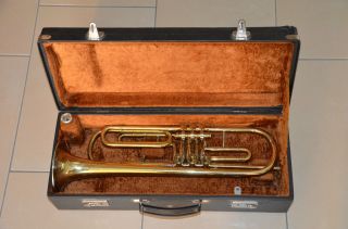 Es - Trompete,  Lignatone,  Mit Koffer Und Mundstück Bild