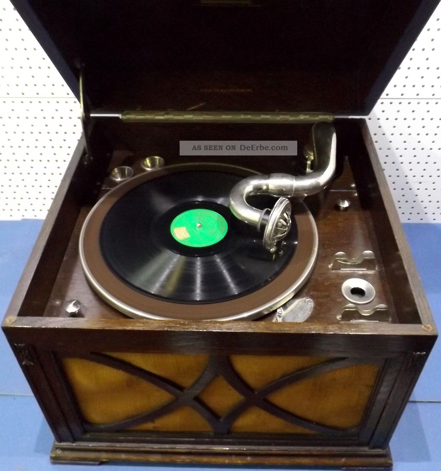 His Master`s Voice - Hmv 130a Tisch/table Grammophone Um 1931 - No.  5 A Soundkopf Mechanische Musik Bild
