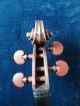 Antike Aussergewöhnliche Geige Mit Zettel Magini Brixiae1640 / Chanot Paris 1856 Saiteninstrumente Bild 4
