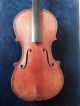 Antike Aussergewöhnliche Geige Mit Zettel Magini Brixiae1640 / Chanot Paris 1856 Saiteninstrumente Bild 5