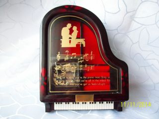 Spieluhr / Spieldose Klavier Mit Schmuckschatulle - Kings Bild