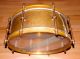 Alte Marschtrommel Snaredrum Aus Messing Absolut Rare Musikinstrumente Bild 7