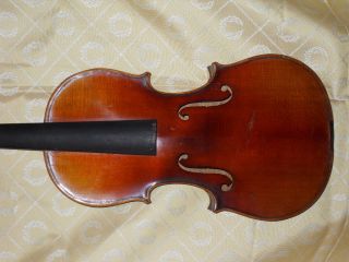 Feine Alte Geige Old Violin Violino Geflammt Bild