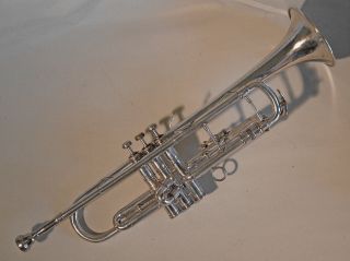 York Grand Rapids Usa B - Trompete – Versilbert - Vintage Bild