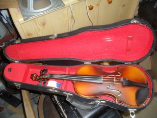 Alte Violine / Geige Im Kasten Bild