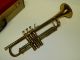 Trompete,  Selmer Invicta,  Modell 55 Zertifikat Nr 5299,  Jahr 1956,  Sammlerstück Blasinstrumente Bild 1