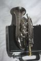 Trompete Kleines Modell In Koffer Mit Mundstück Bessons & Co.  London W.  C.  2 Blasinstrumente Bild 3