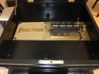 Polyphon Style No.  45 Black - Very Rare“duplex Music Comb.  PrunkgehÄuse Bild