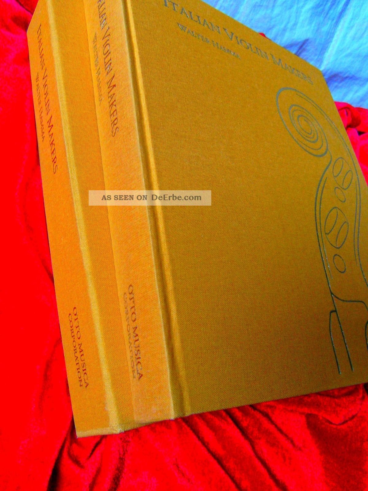 Fachbuch: Walter Hamma Italian Violin Makers Encyclopedia