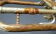 Alte Defekte Trompete Flügelhorn Mit Mundstück Blasinstrumente Bild 8