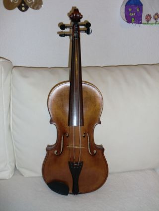 Schöne Alte Viola Bratsche Mit Bogen Nachlass Bild