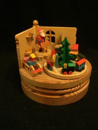 Holz Spieluhr - Weihnachtswerkstatt Bild